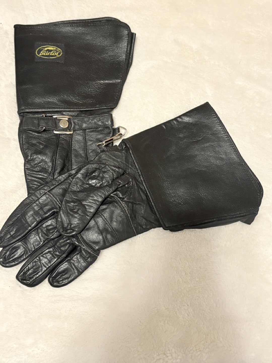 Leather Gloves   By: Vintage Ecic - Size M - photo 2