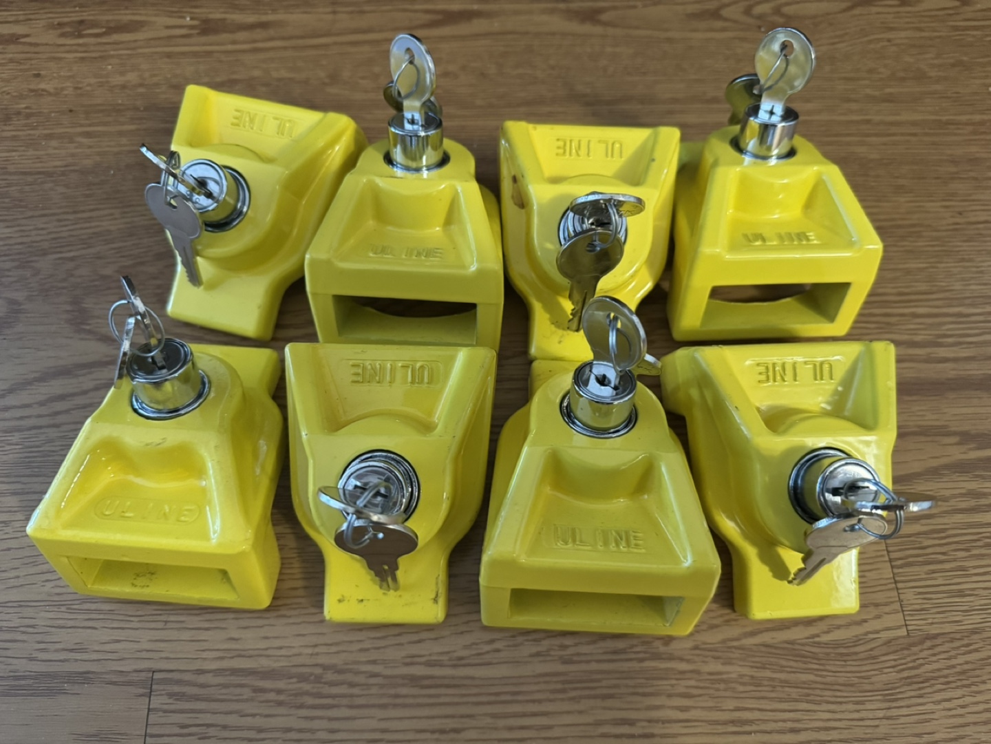 ULINE metal trailer Locks with Keys