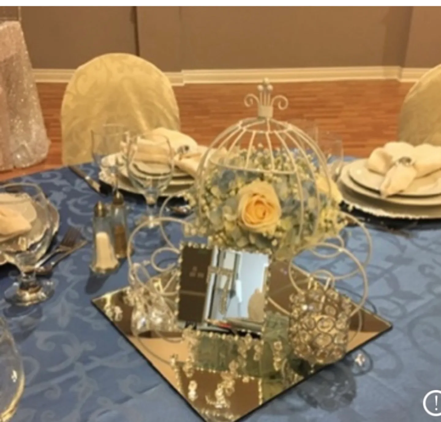 12 Pieces of Cinderella Carriage Centerpiece Wire Frame image indicator(5)