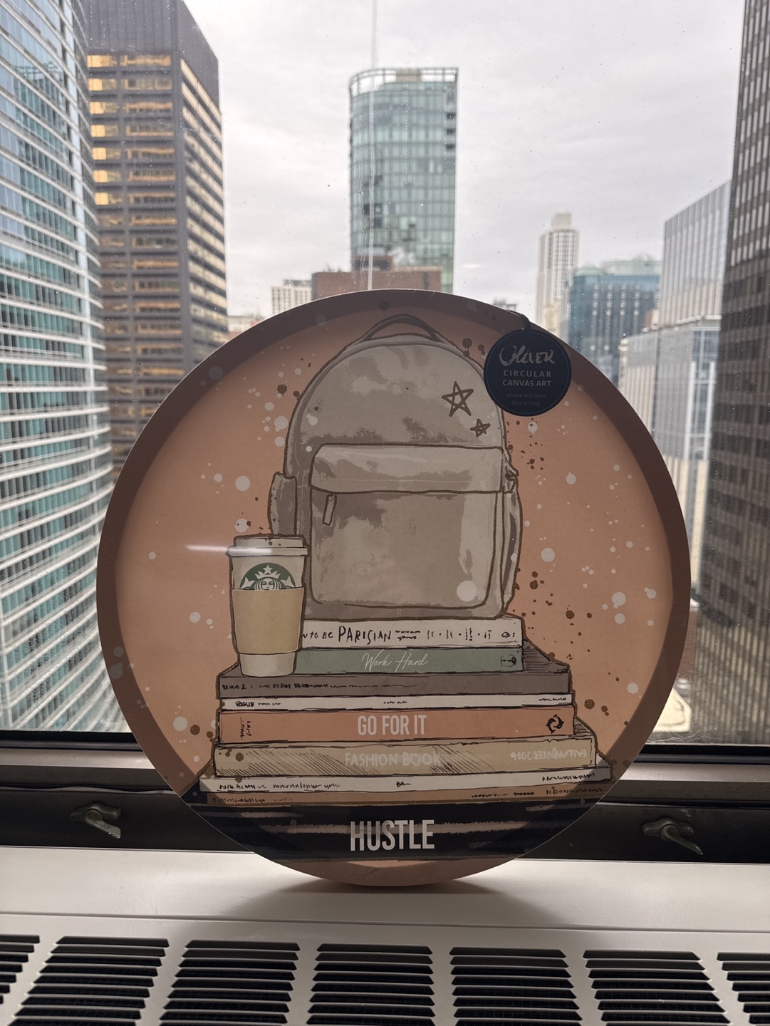 Circular Canvas Art wall decor