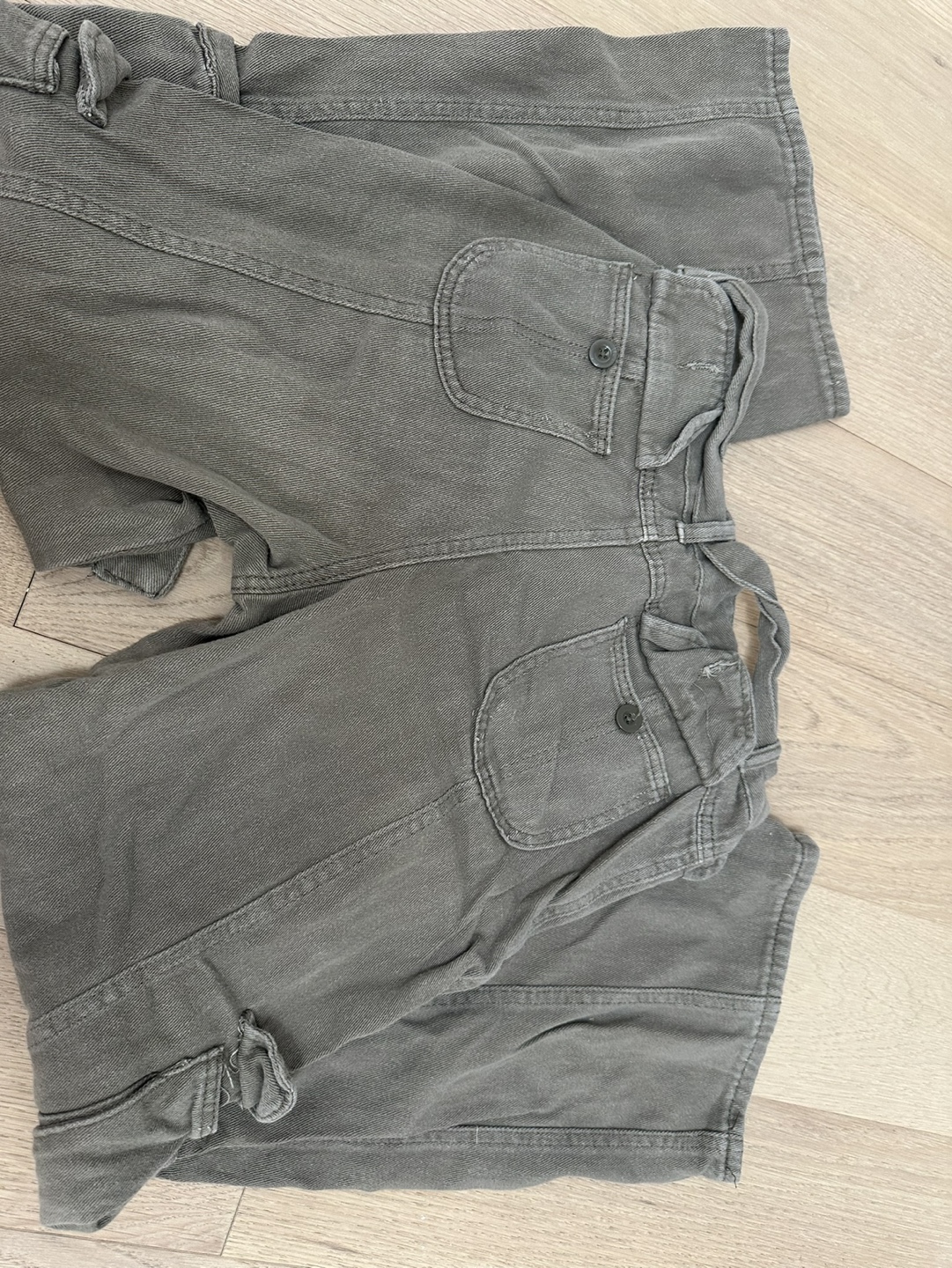 Green Cargo Pants with Belt - photo 5