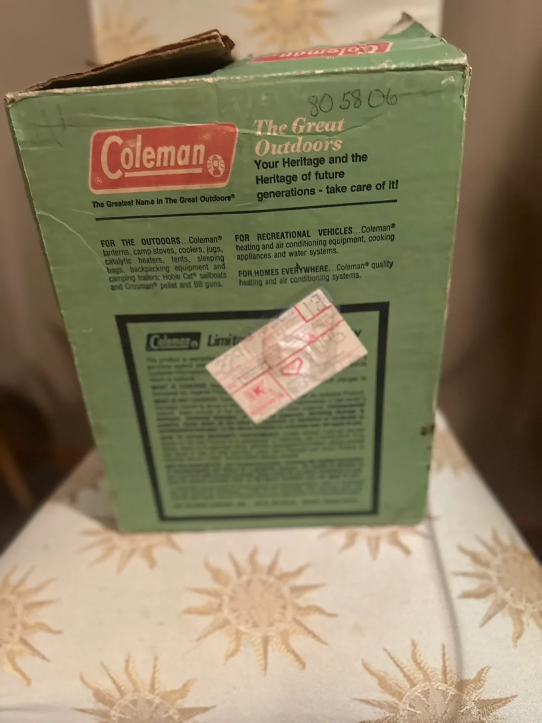 Vintage Coleman Two Gallon Snow- Lite Jug image indicator(7)