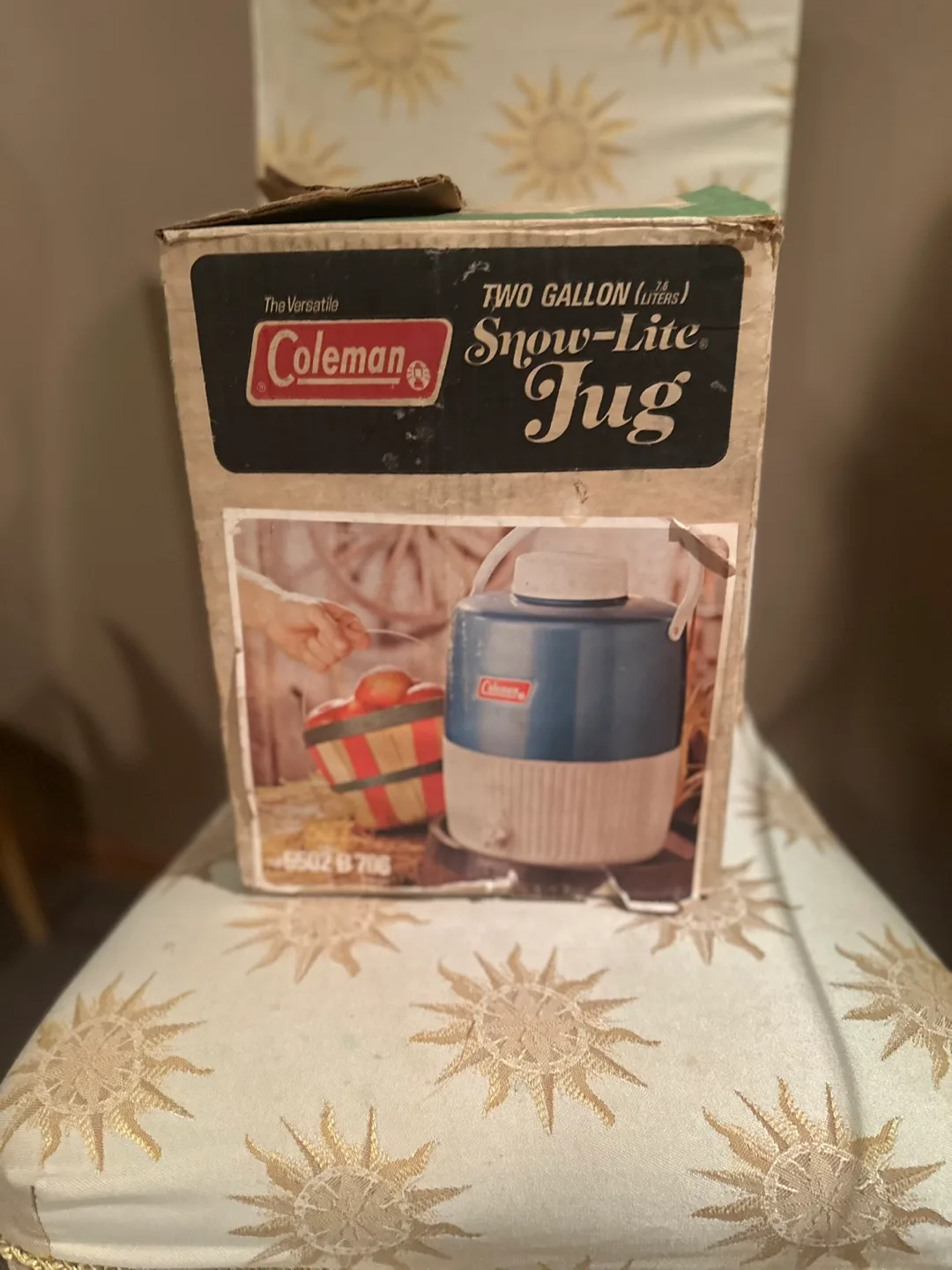 Vintage Coleman Two Gallon Snow- Lite Jug image indicator(8)