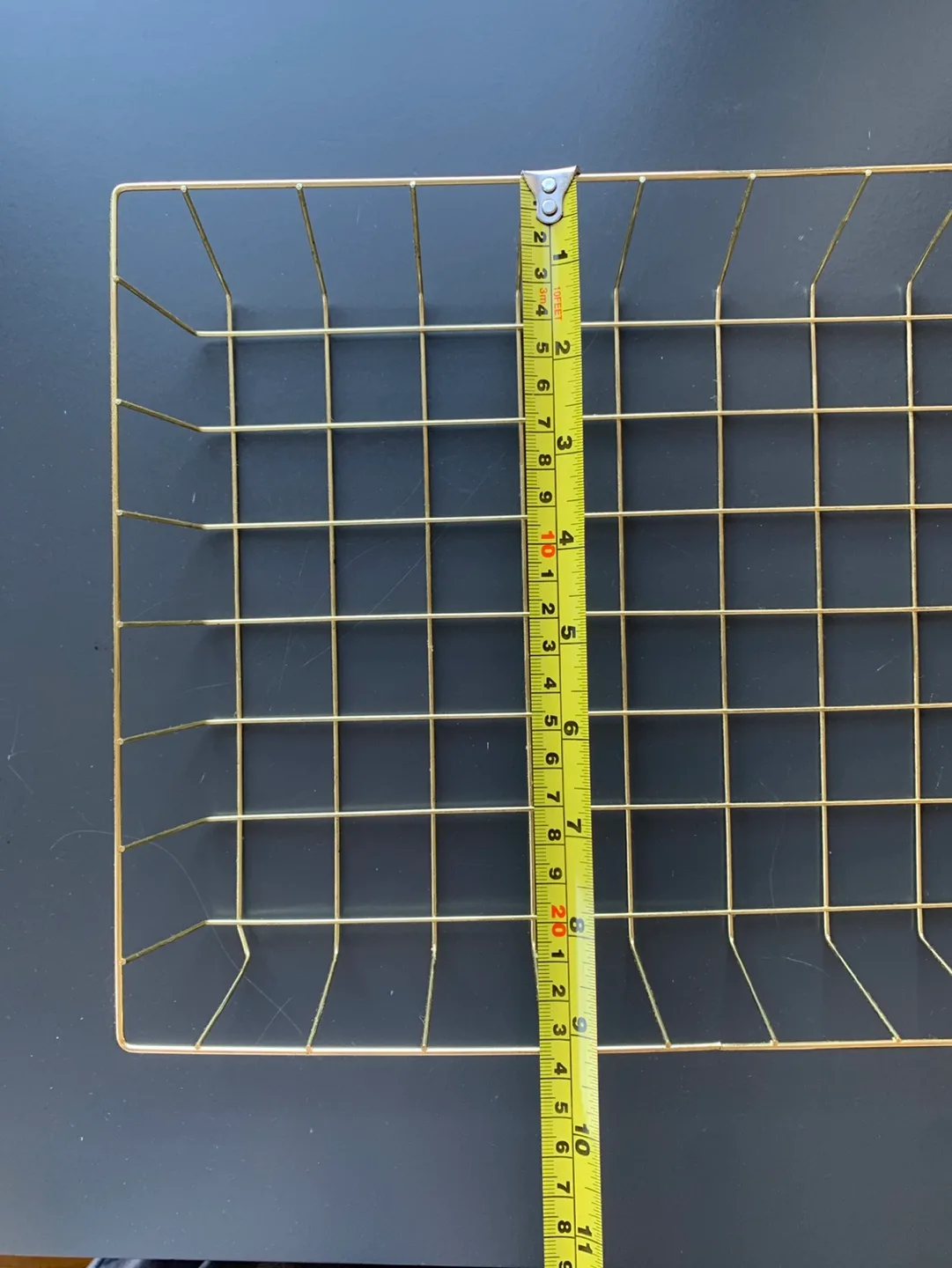 Gold Metal Wire Desk Organizer image indicator(4)