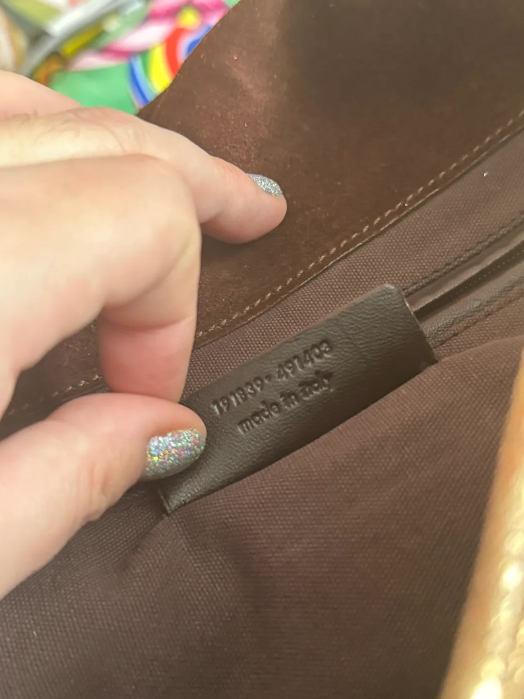 Yves Saint Laurent Gold Leather Shoulder Bag image indicator(4)