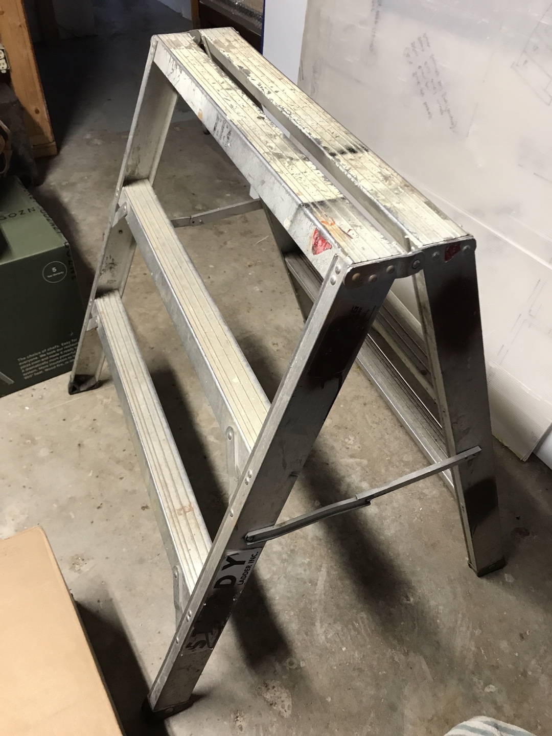 “Sturdy” 3’ scaffold/step ladder. - photo 2
