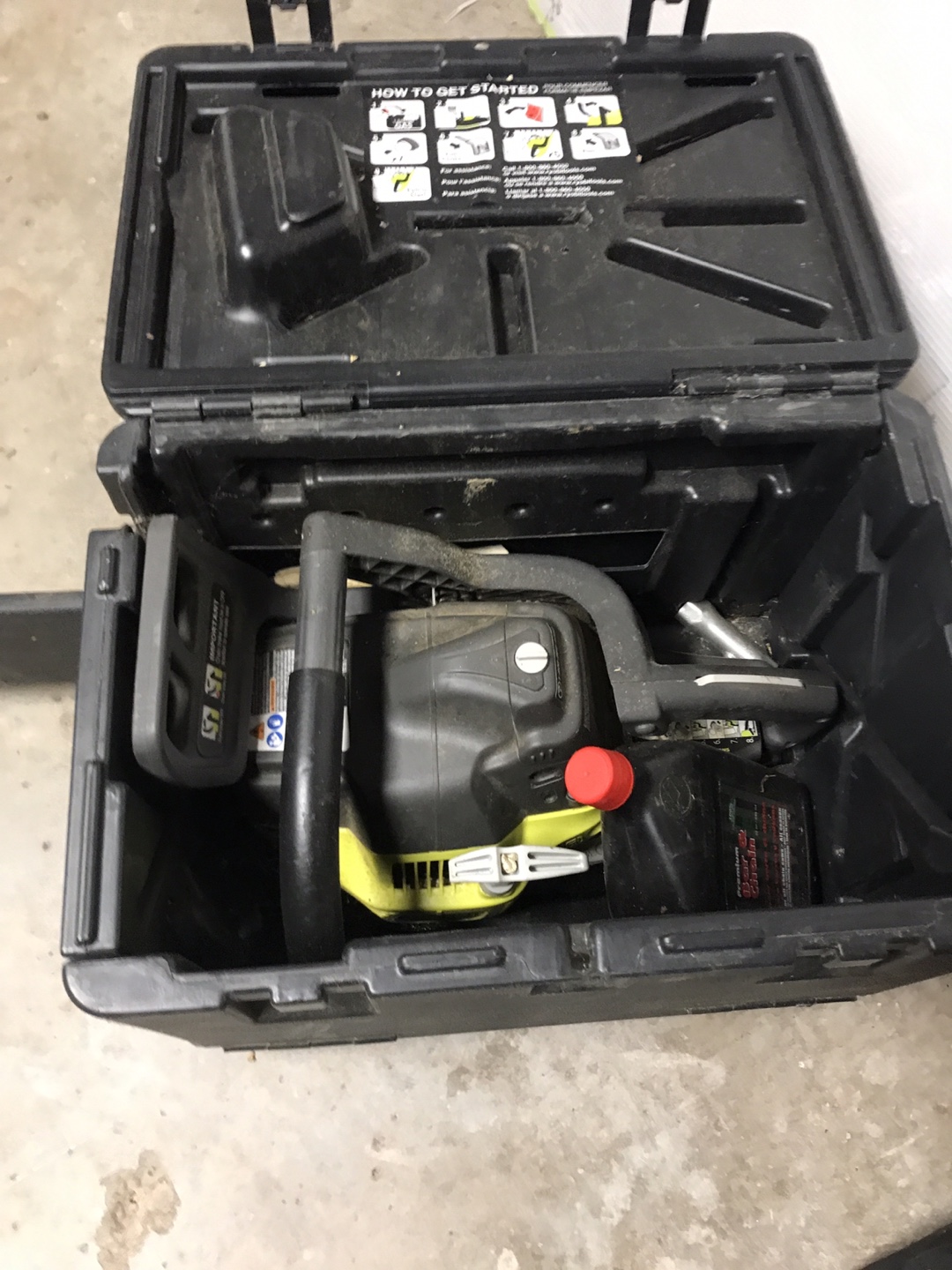 Ryobi CS4620 Chainsaw with Case - photo 3