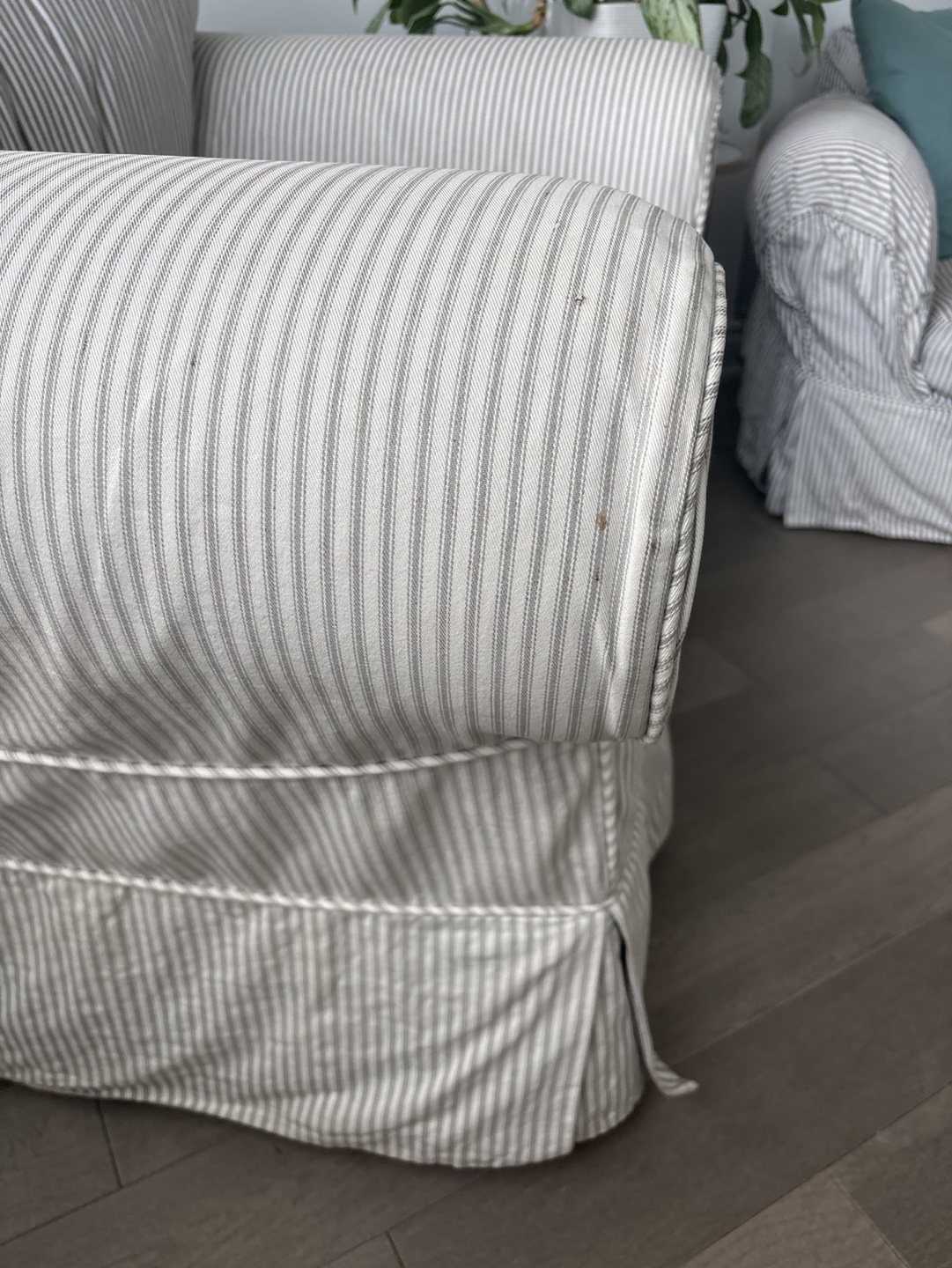 Striped comfy Armchair - photo 4
