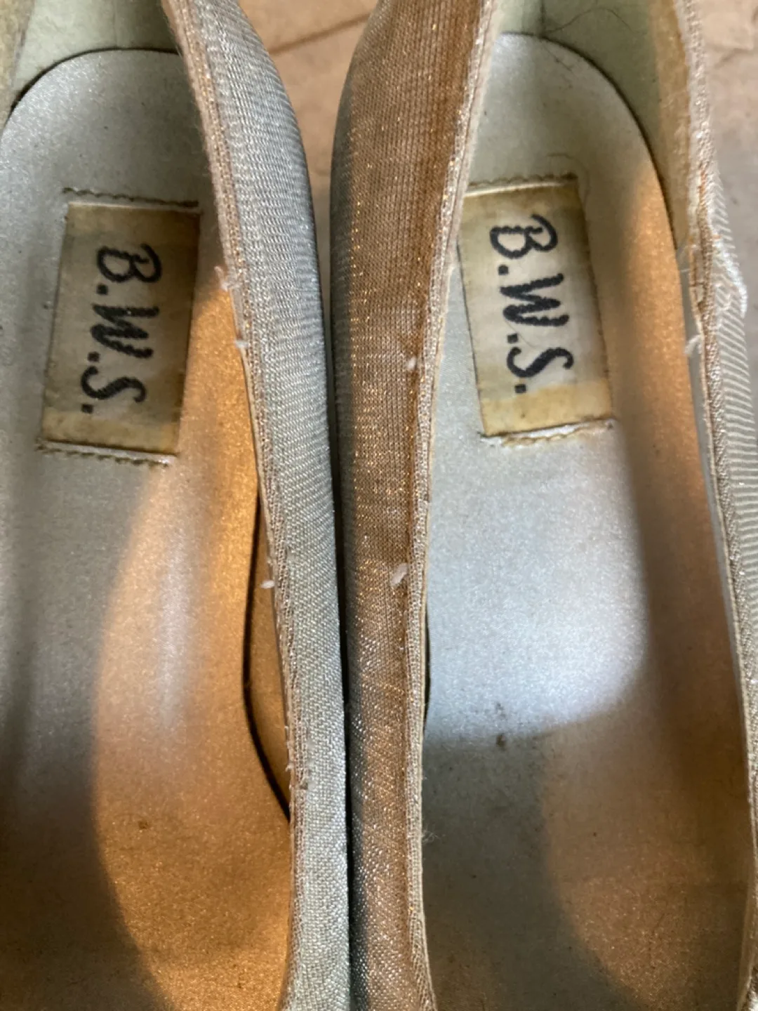Silver shoes shade of beige colour image indicator(4)