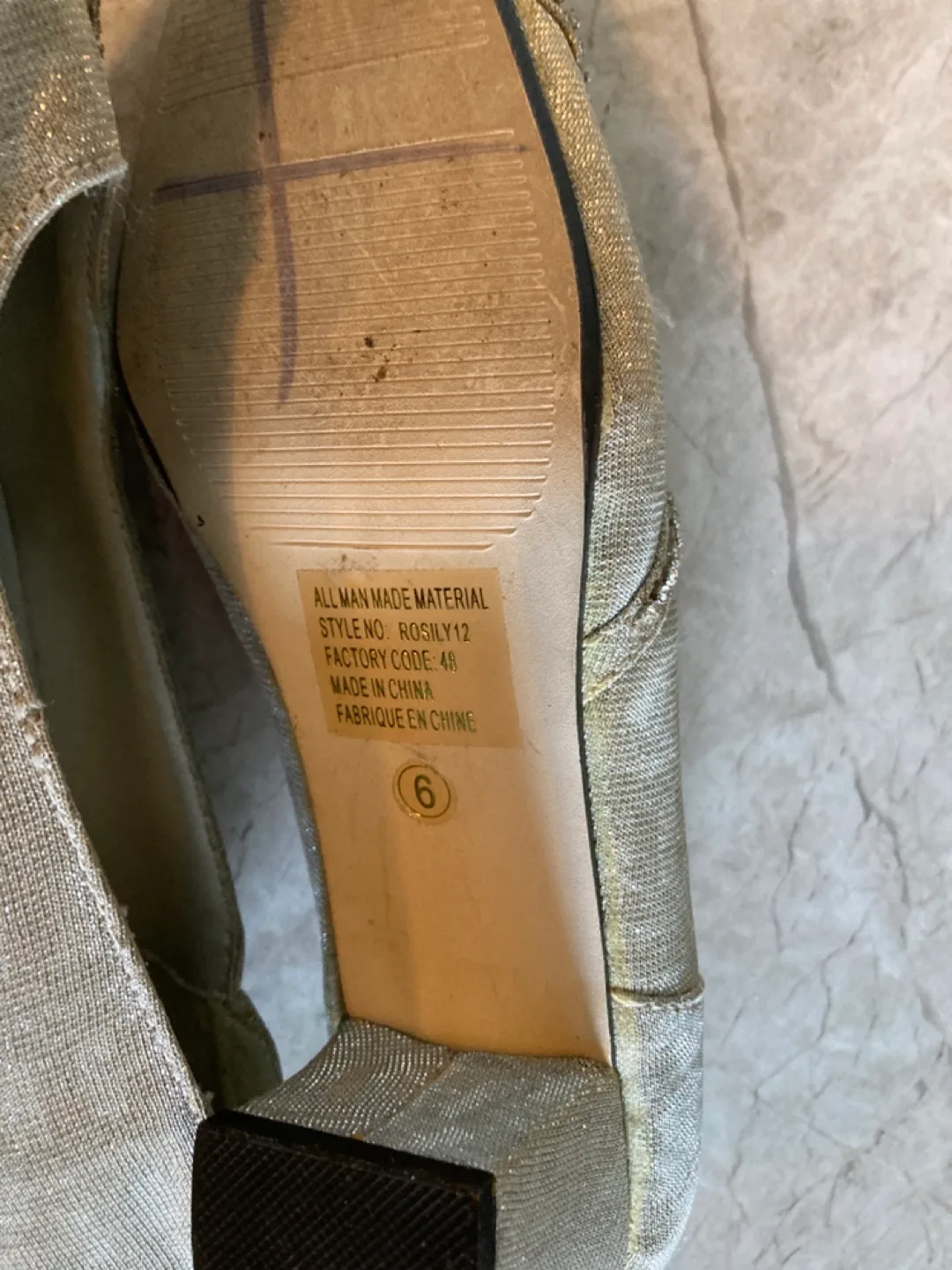 Silver shoes shade of beige colour image indicator(5)