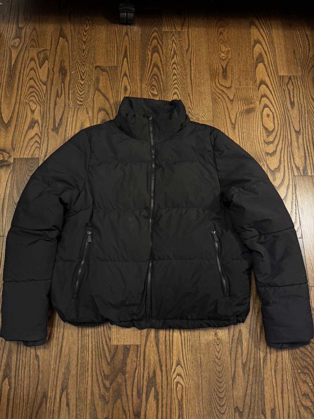 Royal Matrix Black Puffer Down Jacket