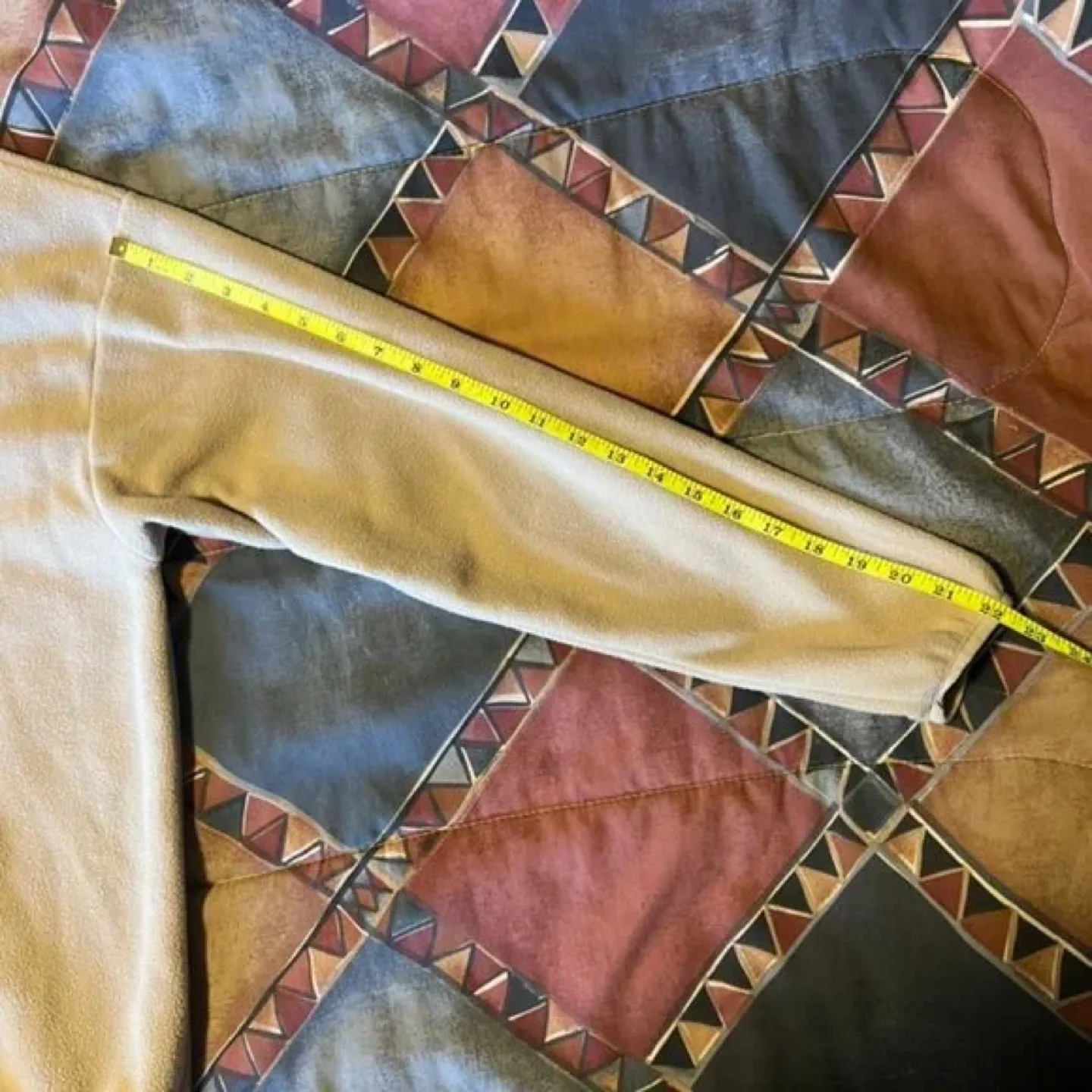 Beige Fleece 1/4 Zip Pullover image indicator(5)