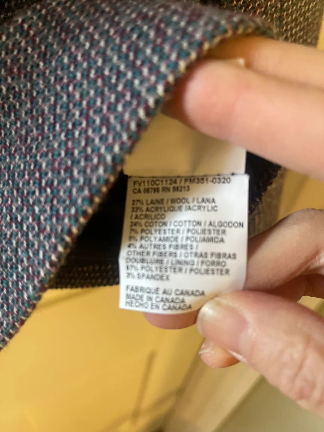 🏈Tristan Tweed Jacket Blazer Size S🏈 image indicator(3)