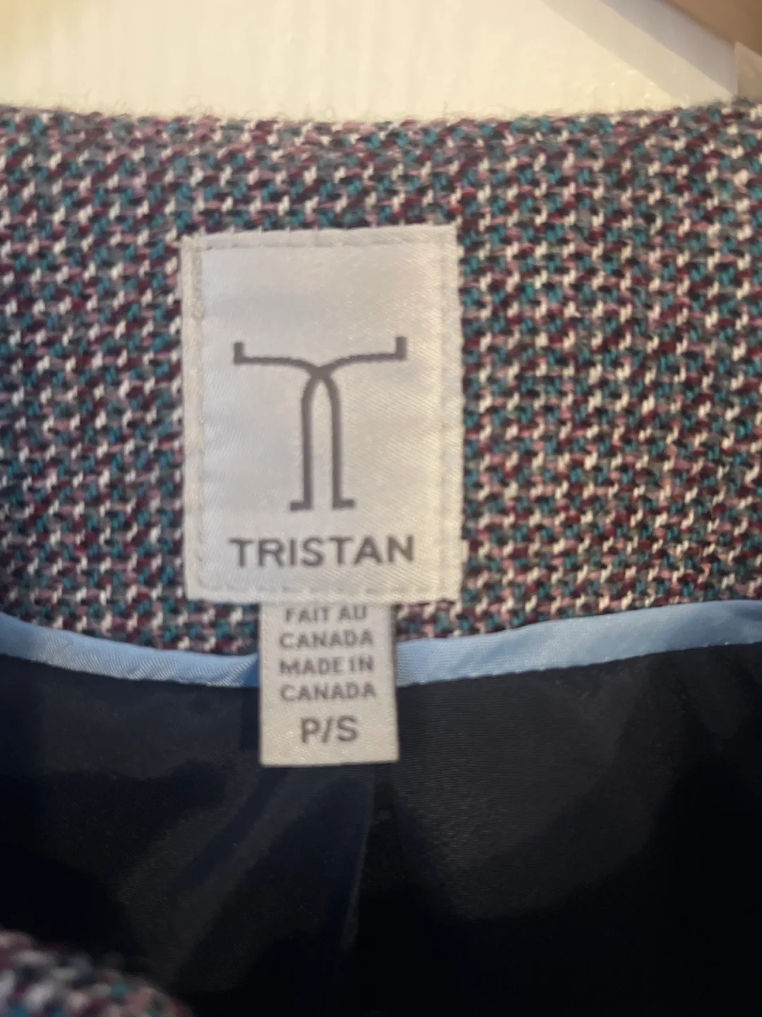 🏈Tristan Tweed Jacket Blazer Size S🏈 image indicator(2)