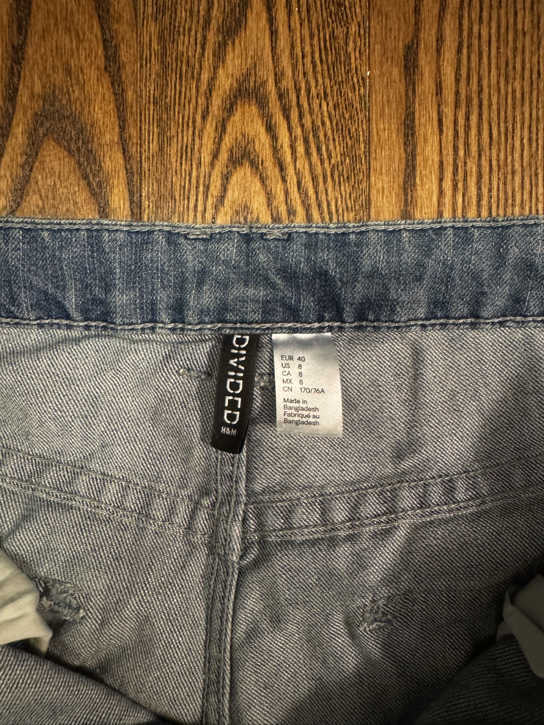 H&M Divided Light Wash Cargo Jeans - photo 2