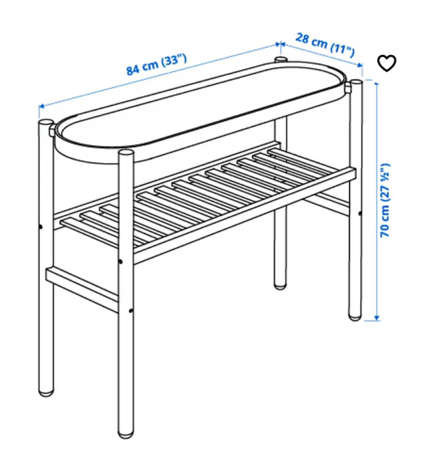 IKEA SATSUMAS Plant Stand image indicator(3)