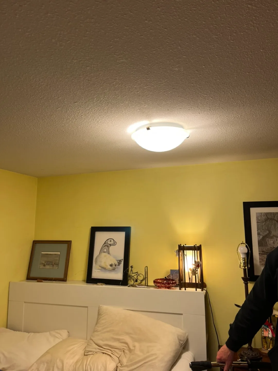 2 Flush Mount Ceiling Light Fixtures 🏈 image indicator(2)