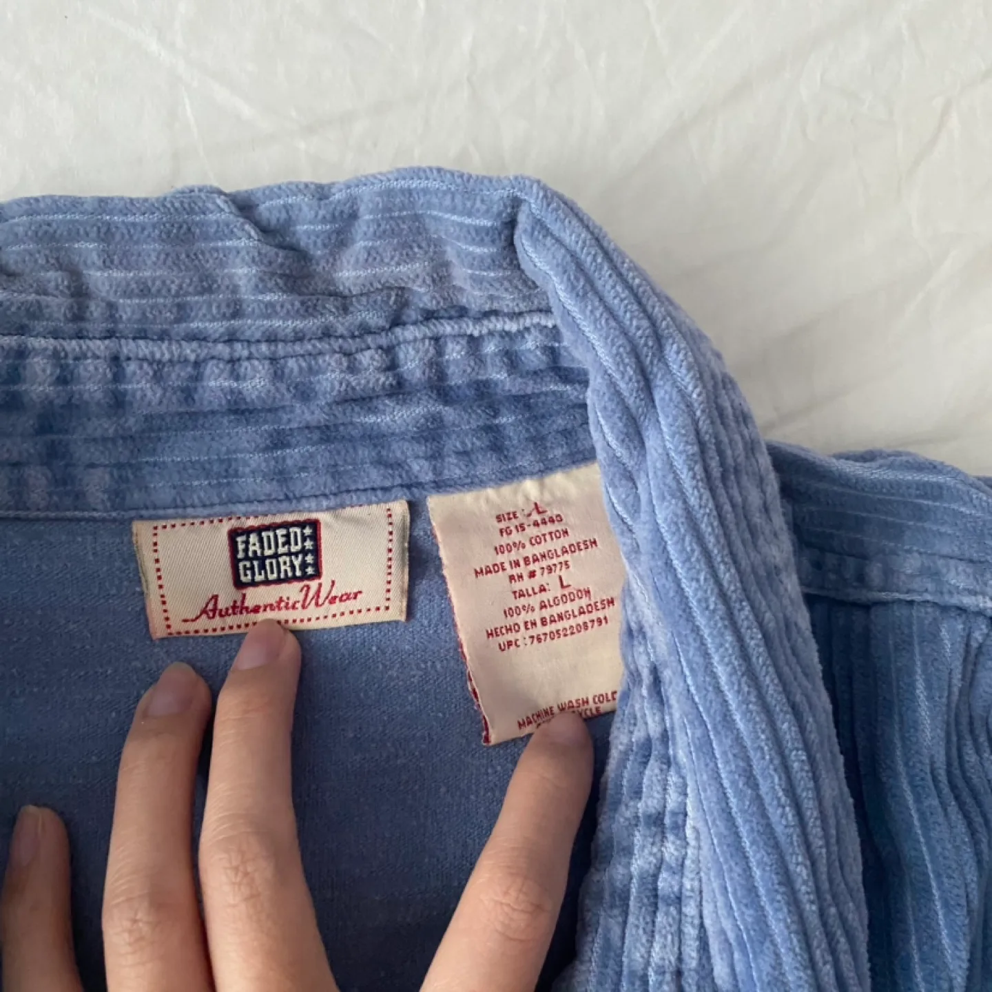 Vintage Corduroy Shirt - Size L image indicator(2)