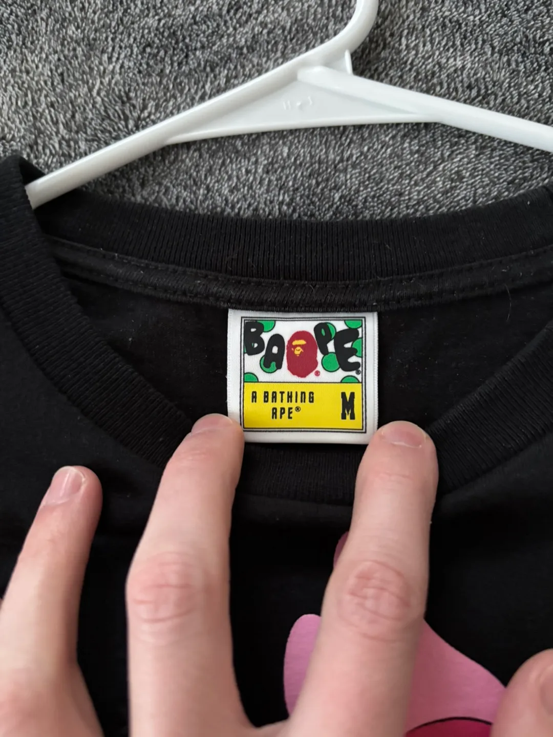 Bape Black ABC Camo T-Shirt image indicator(4)