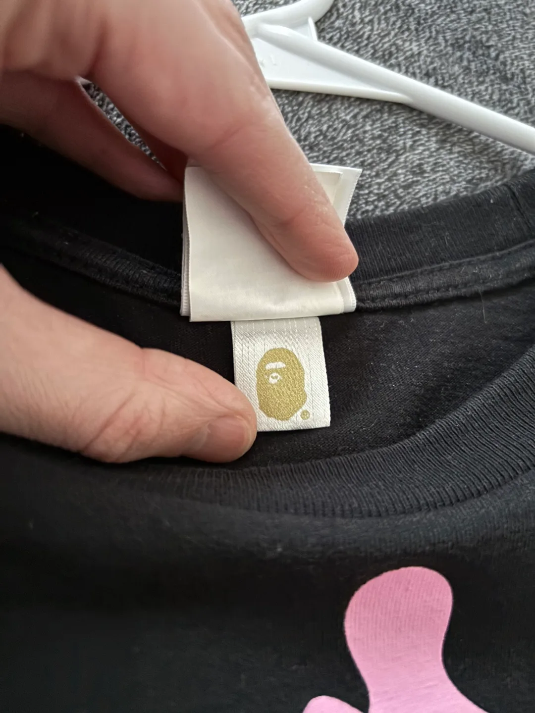 Bape Black ABC Camo T-Shirt image indicator(5)