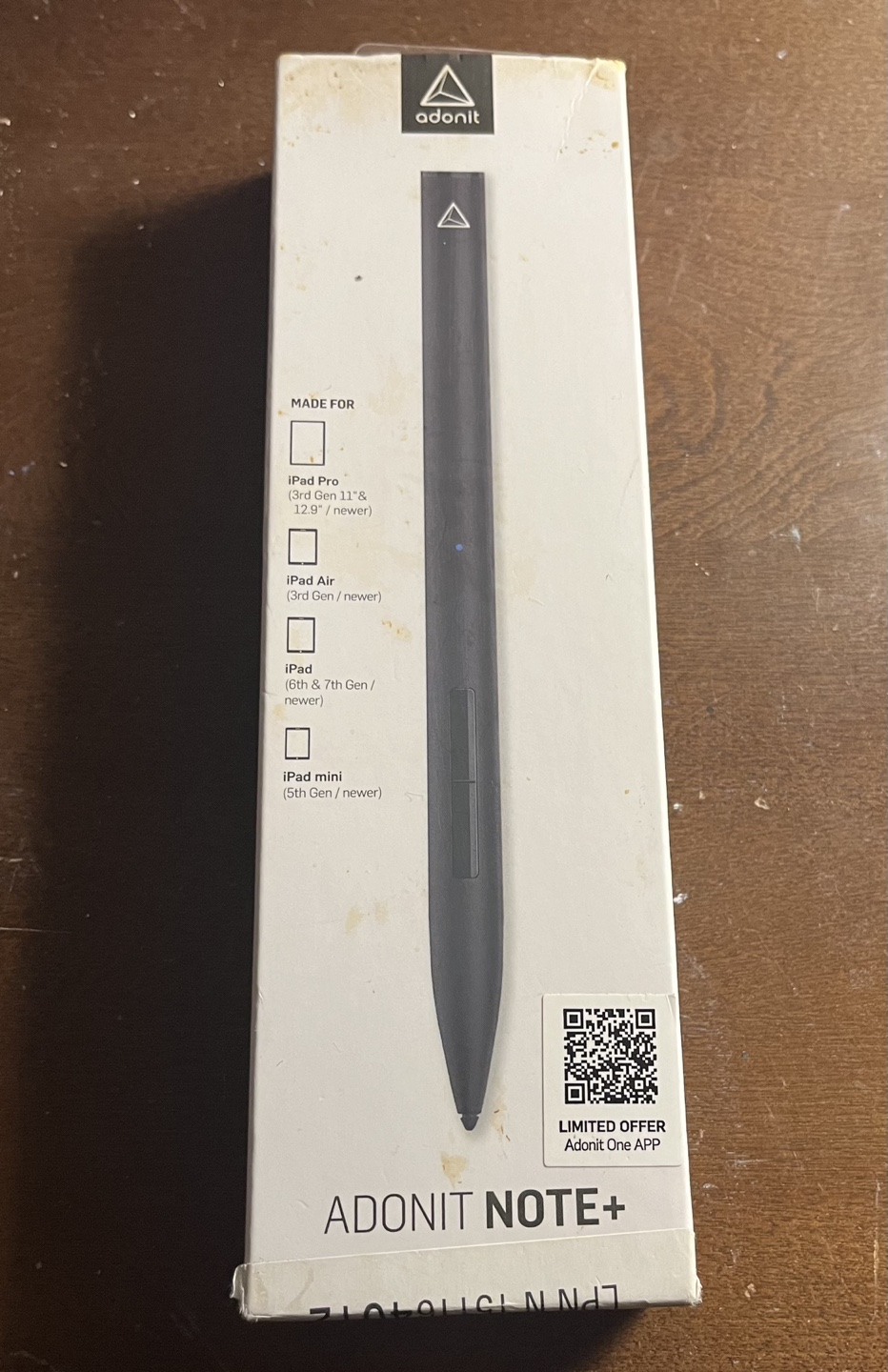 Adonit Note+ Stylus for iPad