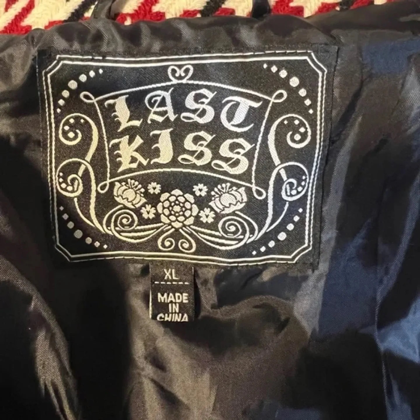 Women's Red, Black and Beige Belted Jacket image indicator(6)