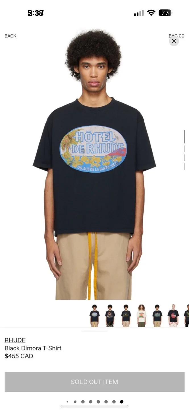 Rhude Dimora T-Shirt image indicator(10)