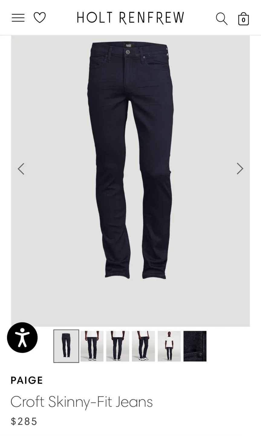 Paige Croft Skinny-Fit Jeans - Size 30 image indicator(7)