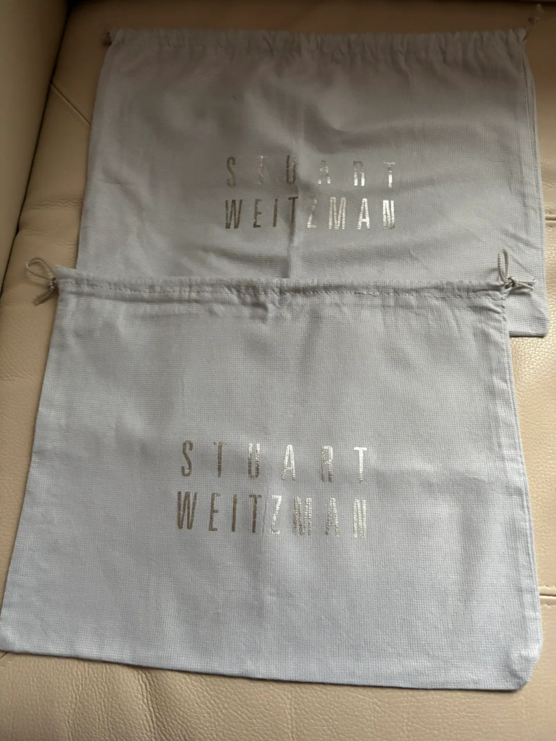 Two Stuart Weitzman Shoe Dust Bags image indicator(2)