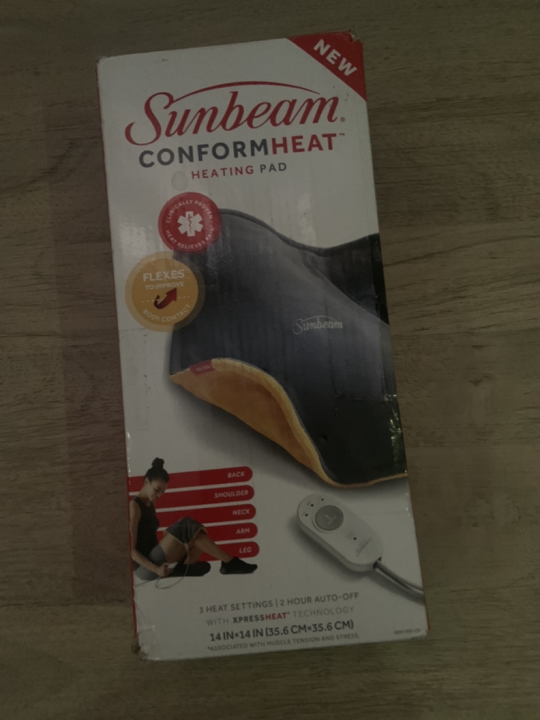 Sunbeam 🏈 ConformHeat Heating Pad - New in Box