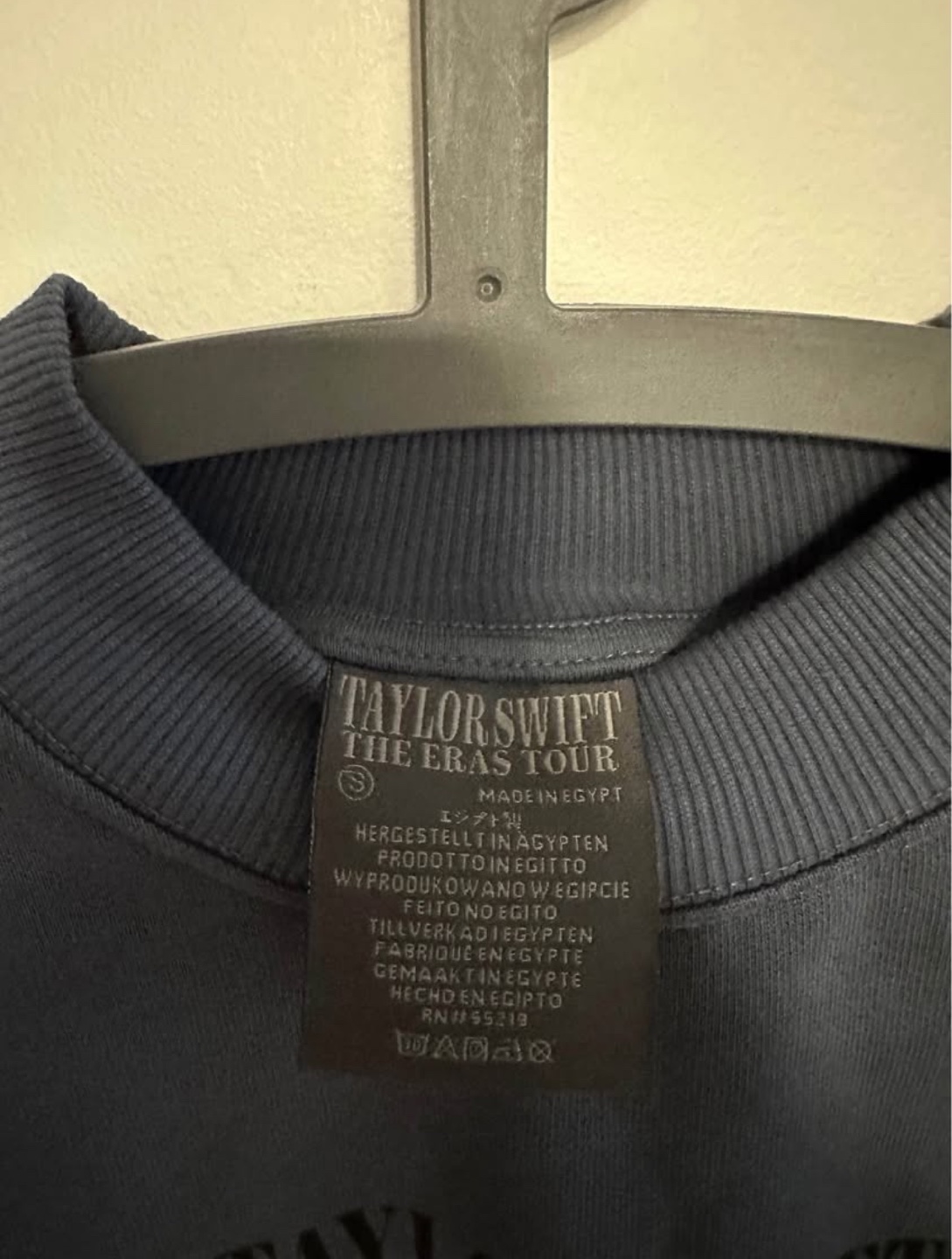 Taylor Swift Eras Tour Blue Crewneck Sweatshirt - photo 2