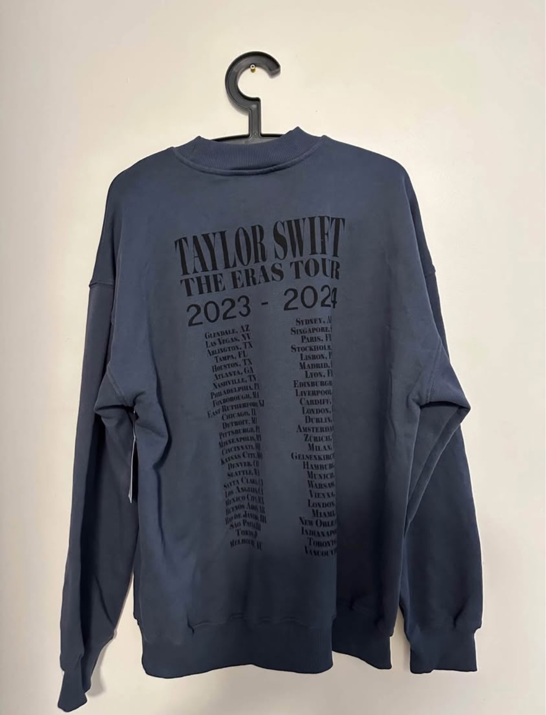 Taylor Swift Eras Tour Blue Crewneck Sweatshirt - photo 3