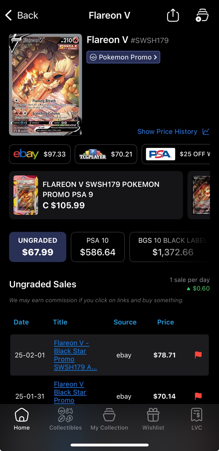 Flareon V #SWSH179 Pokemon Promo Card - photo 3