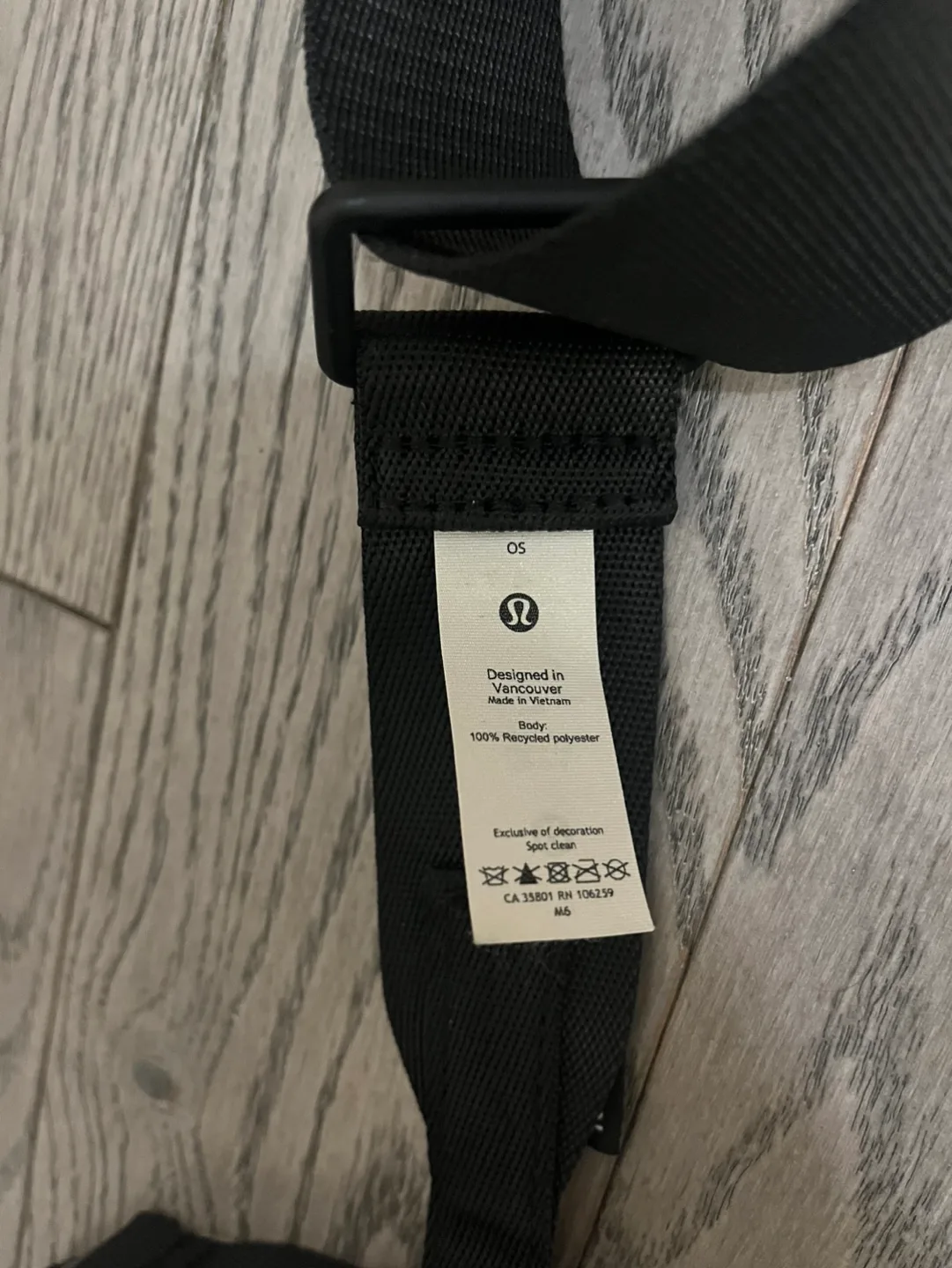 Lululemon Yoga Mat Adjustable Strap - Black image indicator(3)
