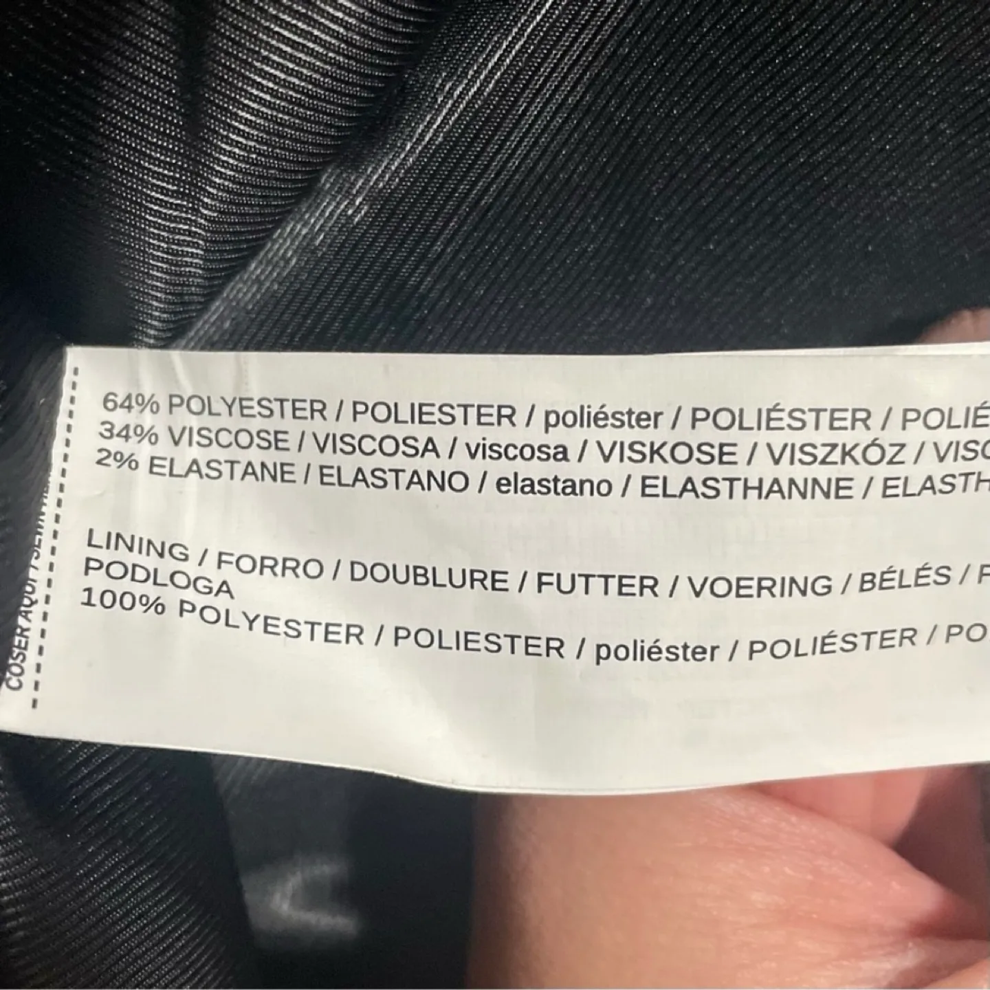 Mango One Button Patterned Lapel-collar Blazer image indicator(7)