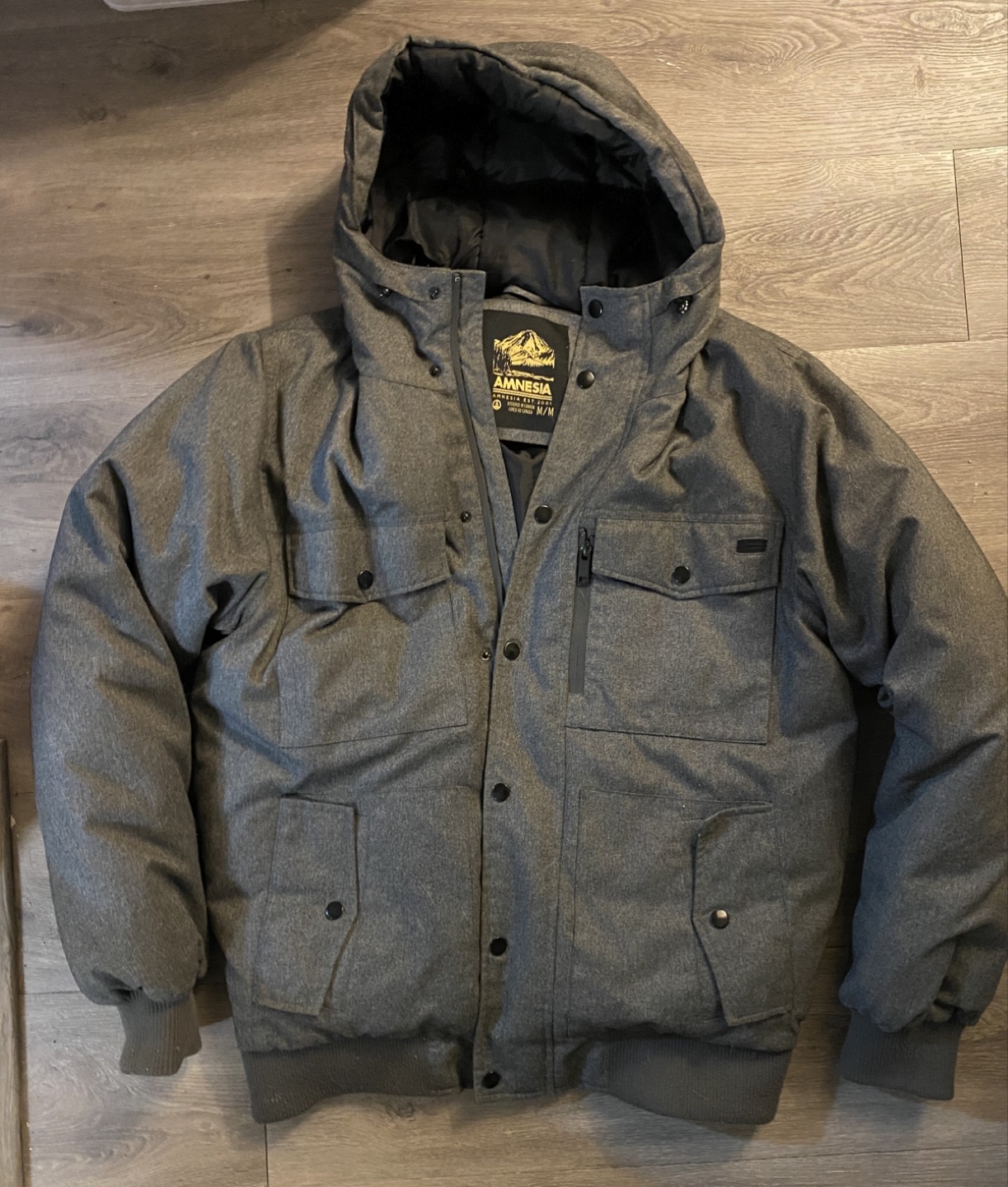 Men's Amnesia Bomber Jacket - Size Medium