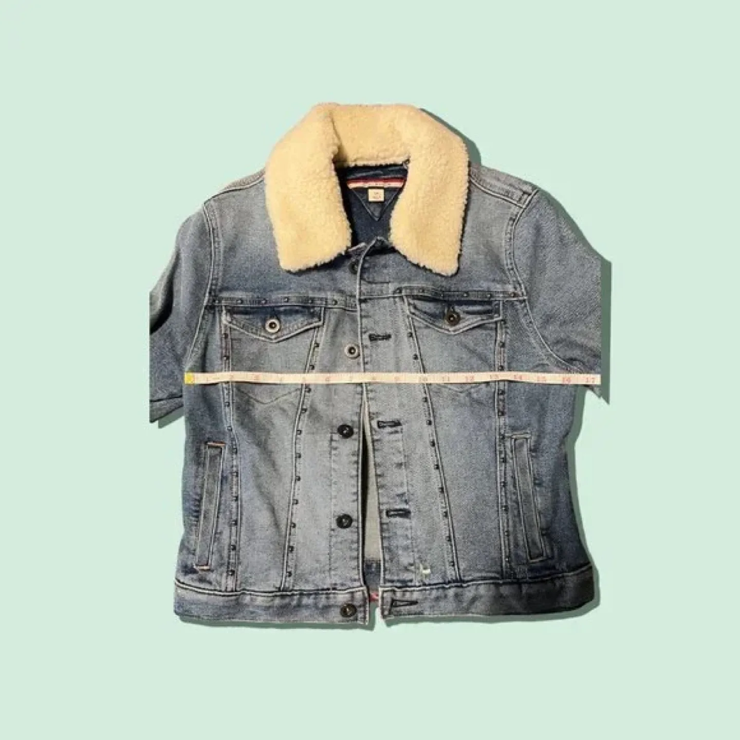 Tommy Hilfiger Denim Jacket with Sherpa Collar image indicator(4)