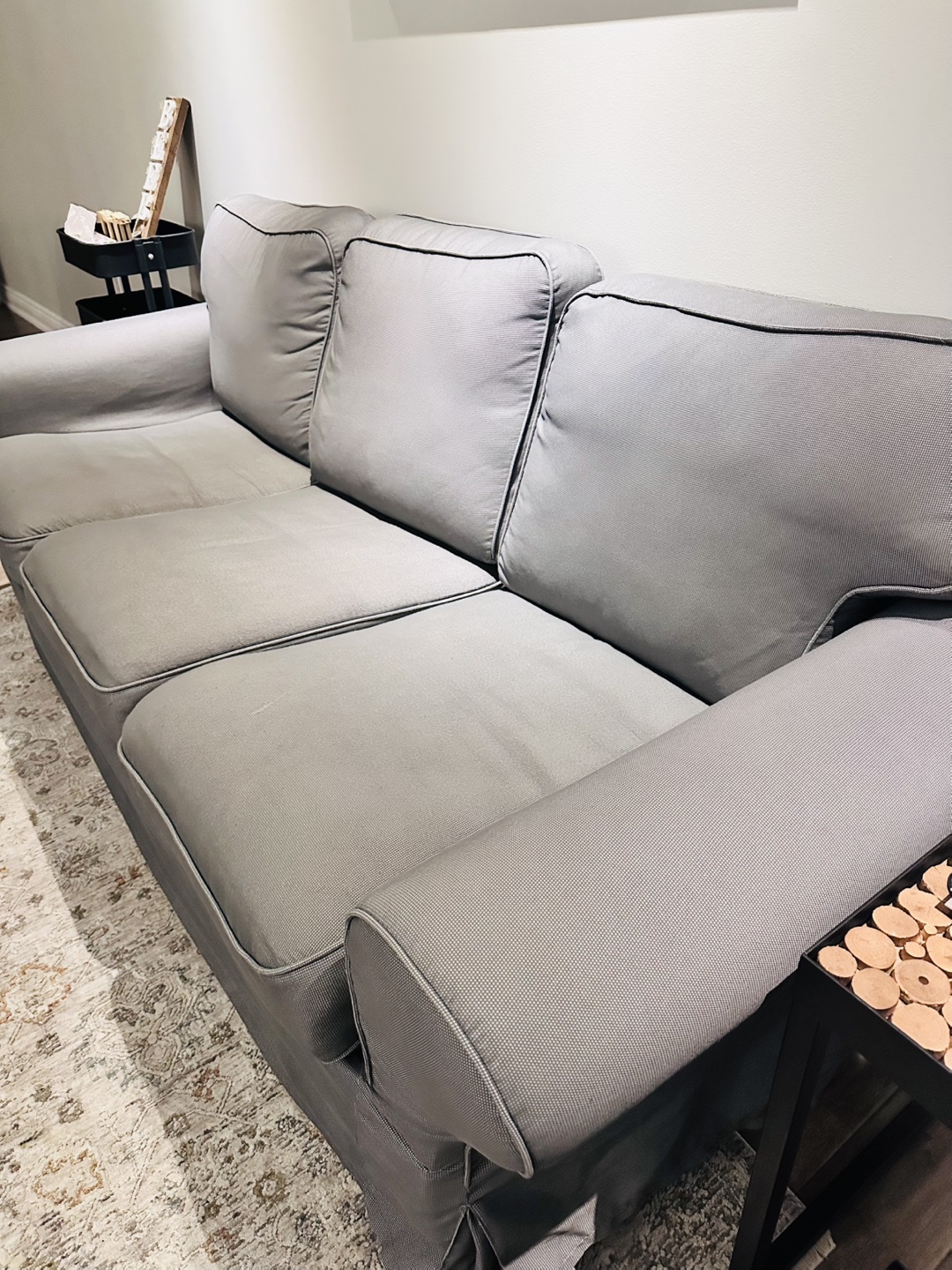 IKEA Grey Sofa - photo 2