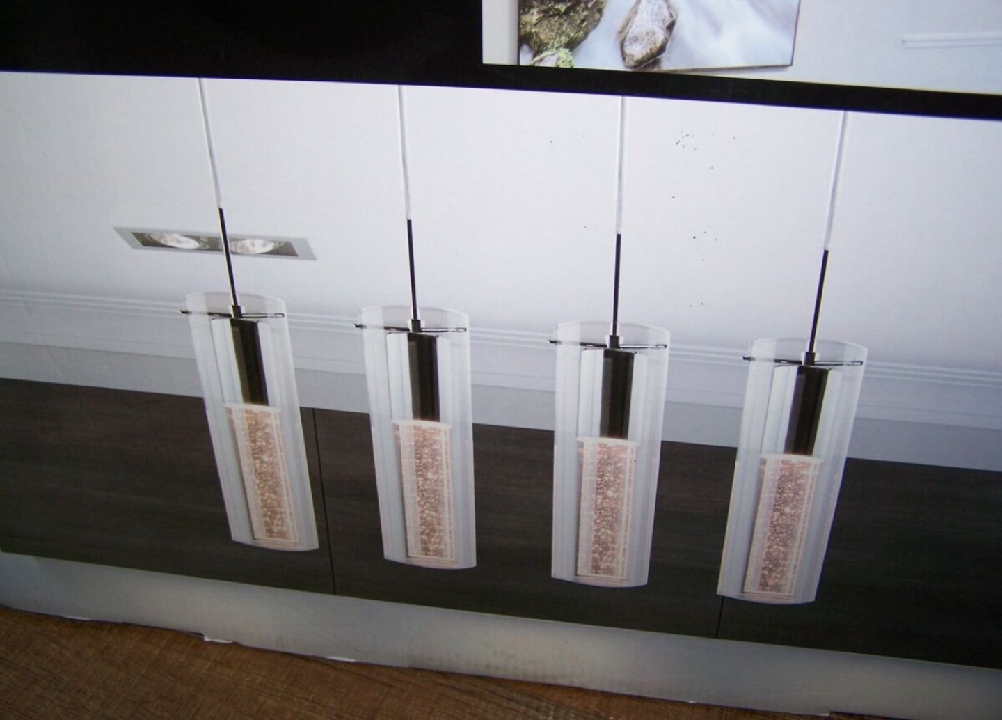Four-Light Pendant Light Fixture