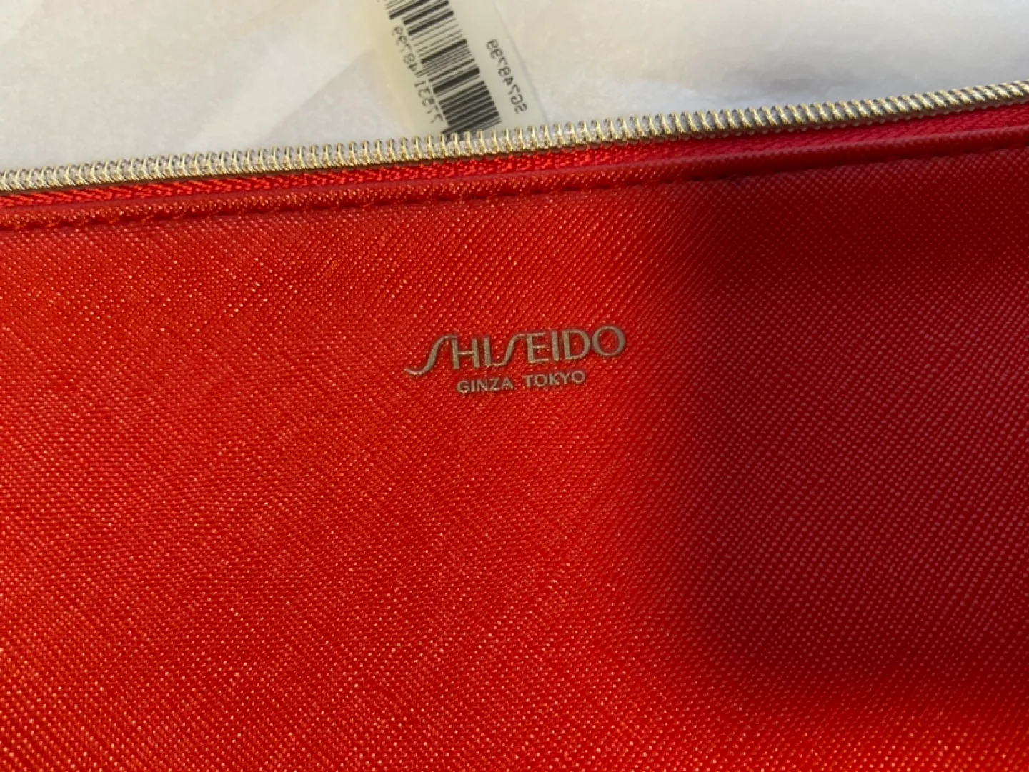 NEW Shiseido Ginza Tokyo Red Cosmetic Pouch 🏈 image indicator(3)
