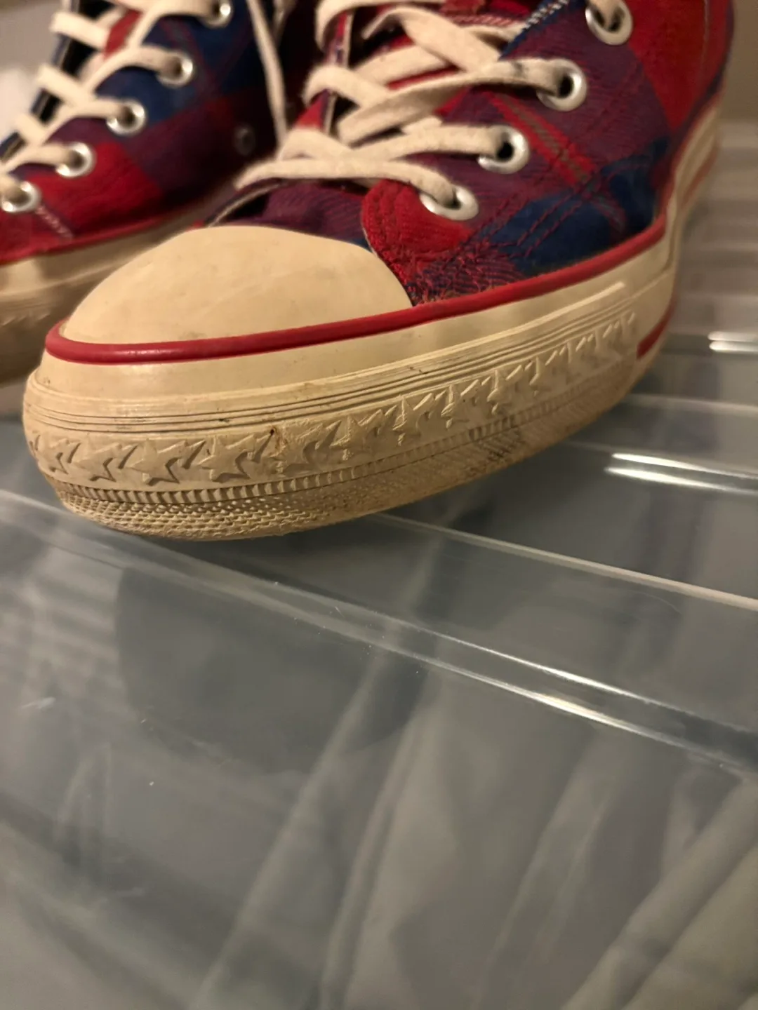Bape Apesta Plaid Wool Sneakers image indicator(4)