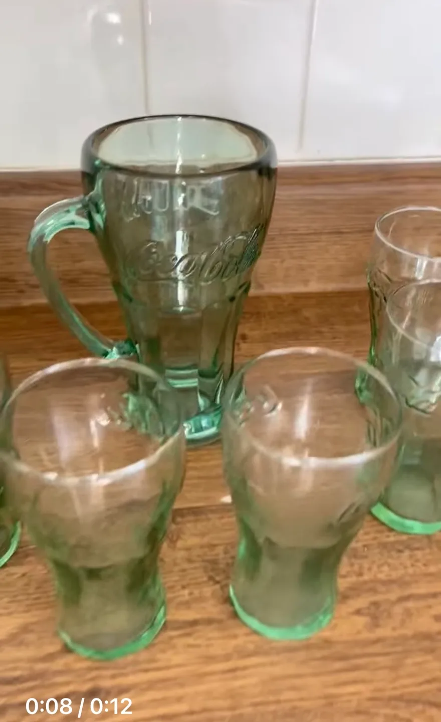 🏈 Coca-Cola Glassware Set - 6 glasses and 1 mug image indicator(2)