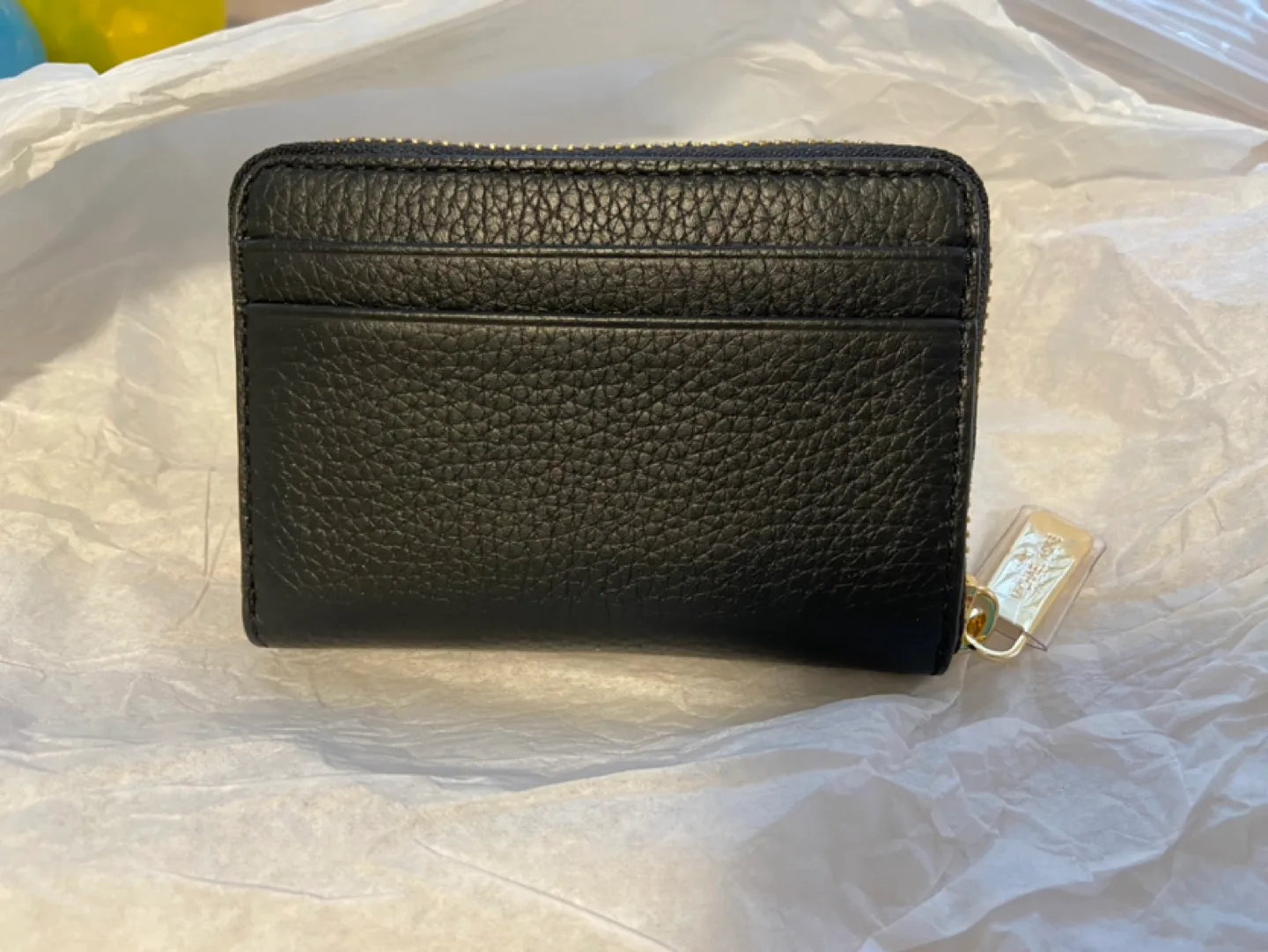 BNWT Micheal Kors Jet Set Travel Card Case in Black 🏈 image indicator(5)