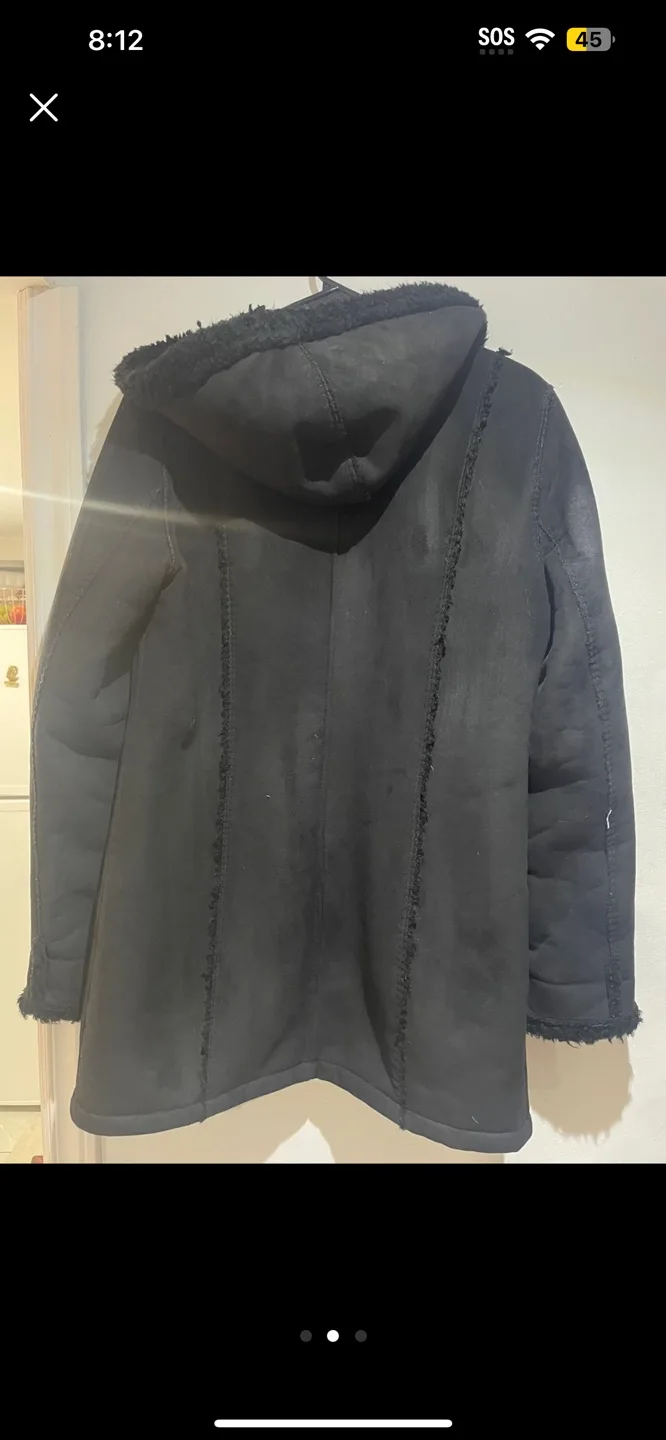 Esprit Black Sherpa Lined Jacket 🏈 image indicator(2)