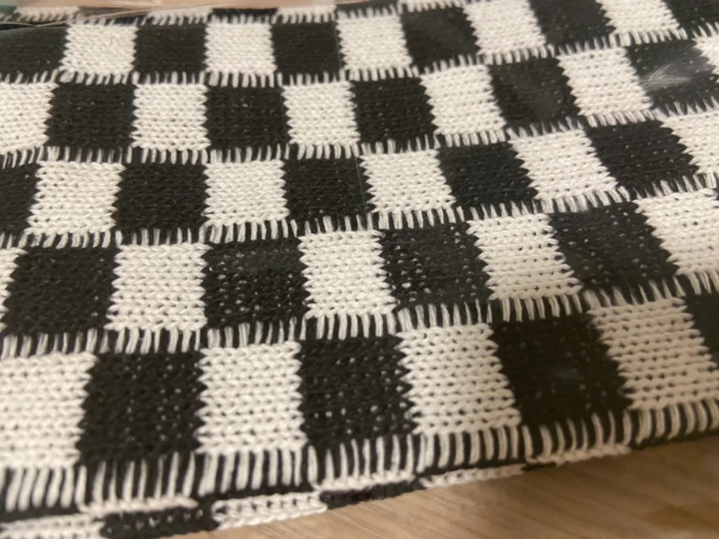 NEW Kijibae Checkered Pouch - Black and White 🏈 image indicator(5)