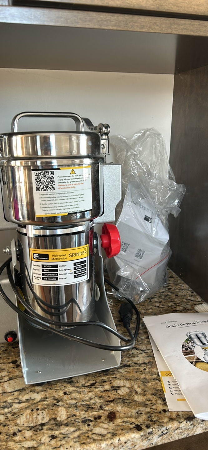 CGOLDENWALL 700g Electric Grain Grinder - photo 2
