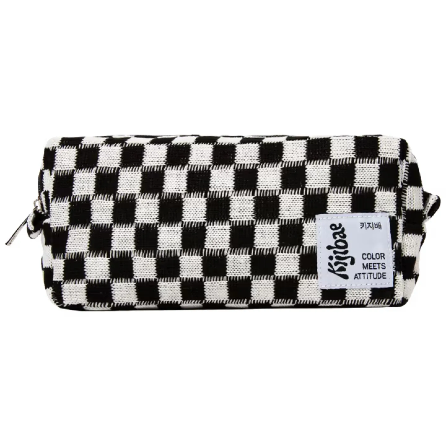 NEW Kijibae Checkered Pouch - Black and White 🏈 image indicator(2)