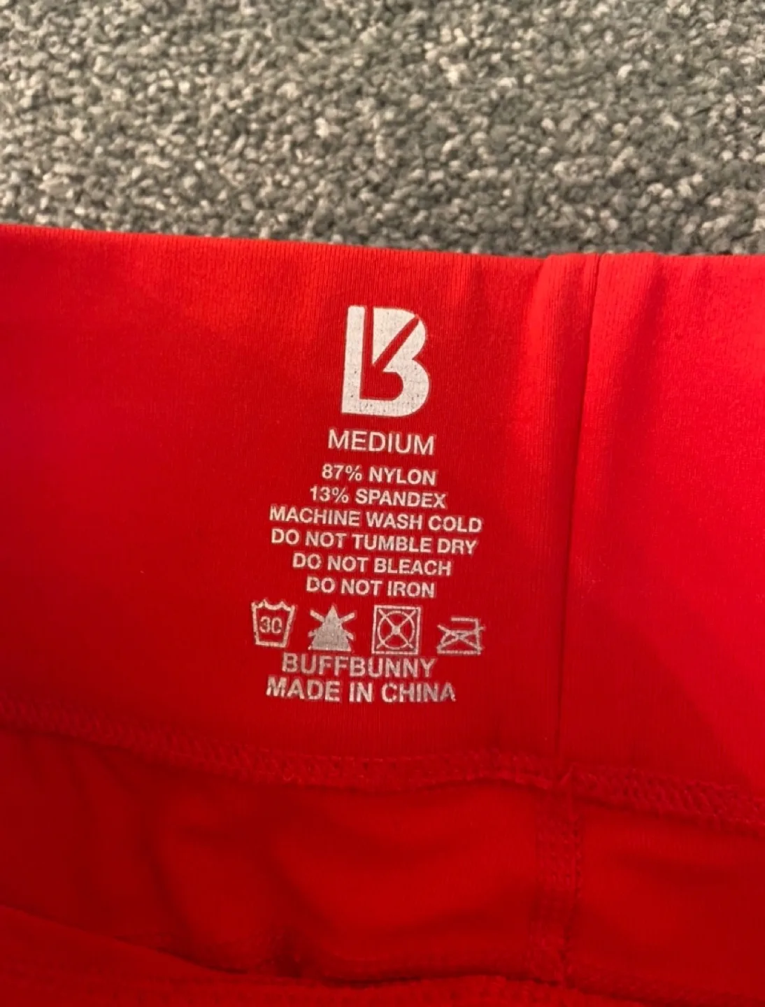 BNWT BuffBunny Desire Leggings in Red Salsa 🏈 image indicator(5)