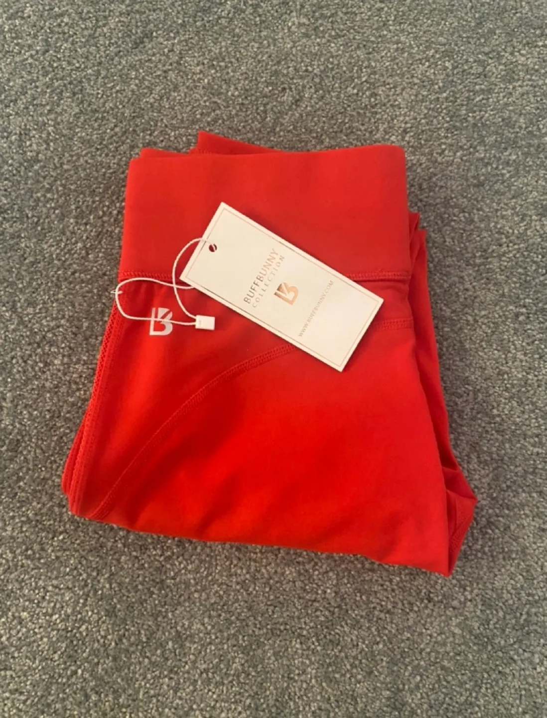 BNWT BuffBunny Desire Leggings in Red Salsa 🏈 image indicator(4)