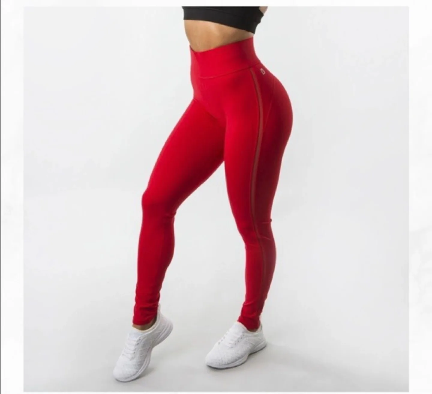 BNWT BuffBunny Desire Leggings in Red Salsa 🏈 image indicator(2)